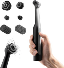 Wand™ Cordless Spin Scrubber, Electric Rechargeble Grout Cleaning Brush, IPX7 Wa