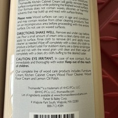 2 Pack Thomasville Kitchen Cabinet Cream For Wood Cleans Shines Protects 12oz