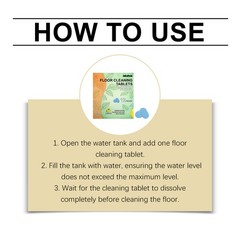 12~36Pieces Floor Cleaning Tablets – Powerful Floor Cleaner Cleaning Tablets US
