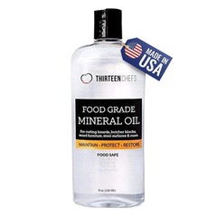Mineral Oil – 8 oz Food Grade Conditioner for Wood Cutting Board, Countertop …