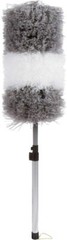 Telescopic Microfiber Duster w/ Extension Pole, Scratch Free (Grey)