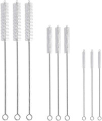 9-Piece Straw Cleaner Brush Kit for Stanley – (3-Size) Extra Long Pipe Cleaners,