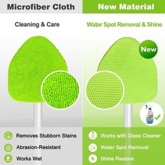 Windshield Cleaner Tool – Car Interior Window Cleaning Kit with Extendable Ha…
