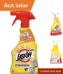 Clear Kitchen Degreaser Cleaner with Low Odor – 16 Fl Oz Liquid Spray