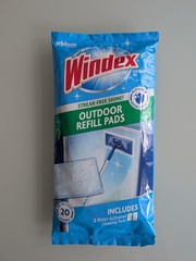 1 Windex Outdoor Refill Cleaning Pad Windows Sealed Discontinued With 2 Pads