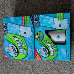 Scrubbing Bubbles Two Button Automatic Shower Cleaner w/ Booster Set NEW 2 Pack