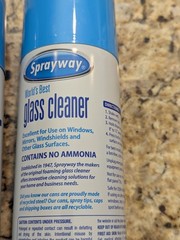 Sprayway 2 Pack Glass Cleaner Foaming Ammonia Free Streak-Free Shine 19 oz