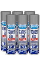 Sprayway Stainless Steel Cleaner and Polisher (15 oz, 6 pk.), SEALED Pack Of 6