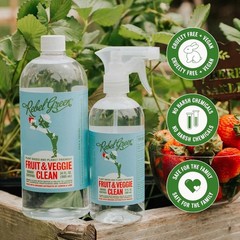 Rebel Green Fruit & Veggie Clean – Plant-Based Produce Cleaner – 1 Gallon