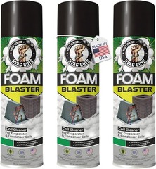 Professional AC Coil Cleaner Foam – High-Pressure, Deep Clean, 3-Pack 18 Fl Oz