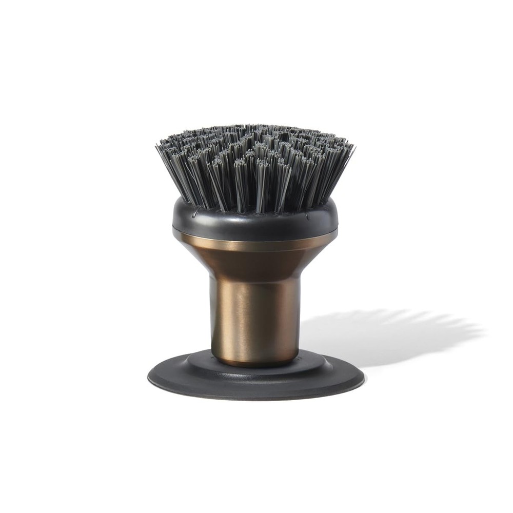 Ionic Palm Brush, Magnetized to Stand Upright, Stainless Steel with Replaceab…