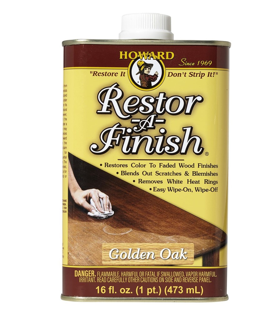 Howard Products RestorAFinish, Wood Stain to Restore a Finish for Wood Surfac…