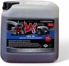 ash Chems Pro 50 Touchless One Step Car ash Detergent Soap Concentrate No Brushi