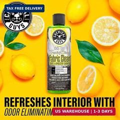 Chemical Guys, Citrus Foaming Fabric & Carpet Cleaner Drill Brush, 16 oz | Lifts