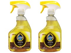 2 Pack Pledge Wood Oil Expert Care Spray Moisturizes with Orange Scent 16 oz
