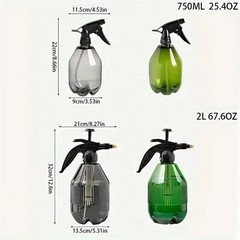 2000ml Multi-Function Spray Bottle for Plants & Household Cleaning