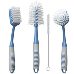 Dish Brush Set Of 4 With Bottle Water Brush Dish Scrub Brush Scrubber Brush And