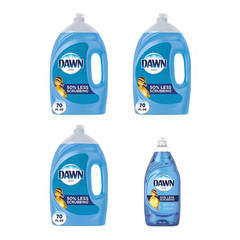 Dawn Ultra Original Dish Soap Case Pack (1 38 fl-oz & 3 70 fl-oz refills)