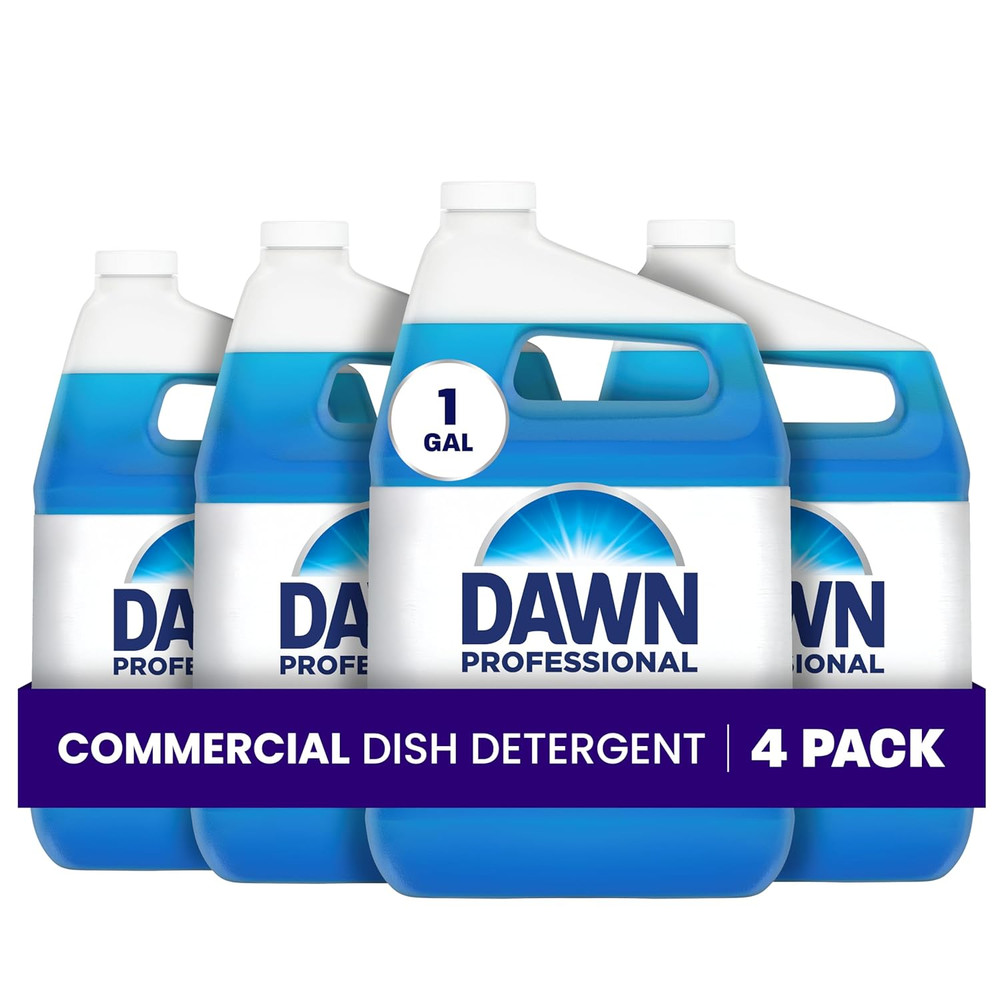Dawn Professional Pot and Pan Detergent, Regular Scent, 3.8L (Case of 4)