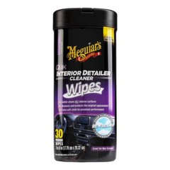 Interior Cleaner Wipes 30 Non-Linting Auto Detailer Surface Clean 4 Pack New