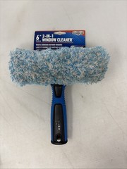 Professional Connect and Clean 2-in-1 Squeegee and Scrubber, 6” Window Cleani…