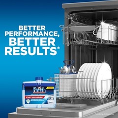 Finish Dual Action Dishwasher Cleaner: Fight Grease & Limescale, Fresh, 8.45 Oz.