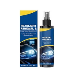 Car Headlight Restoration Spray 100ml Ceramic Coating Cleaner Repair Kit