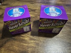 Lot Of 2 New Kaboom Never Scrub Refill Cartridges 35097 Drop-In 1.65oz