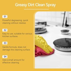 Degreaser Cleaner Heavy Duty, Kitchen Cleaner, All Purpose Stain Removal Cleaner