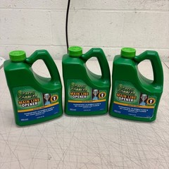 3-PACK Green Gobbler Main Line & Sewer Clog Remover Drain Cleaner Hair Clog 64oz