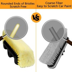 10″ Car Wash Brush with Soft Detailing Bristle, Flow-Thru Dip Brush for Car B…