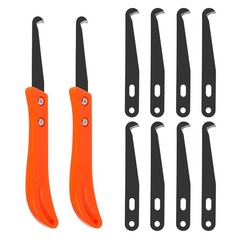 12pcs Grout Remover Tool 2 Grout Saw And 10 Removal Knife Caulking Tool Kit Caul