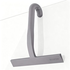 Shower Squeegee for Glass Doors – 10 Inch Bathroom Squeegee with Ergonomic round