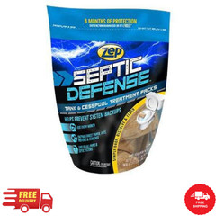 Septic System 12 Oz. Treatment Powder Packet Rids of Waste Paper Oils and Grease