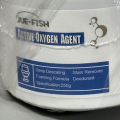 Jue-Fish Active Oxygen Agent Toilet Bowl Cleaner Deep Descaling Stain Remover