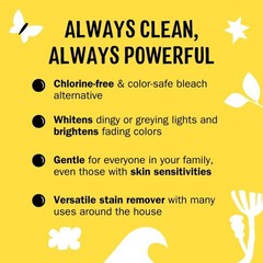 Molly’s Suds Oxygen Whitener 79oz Lemon Bleach Alternative Color Safe