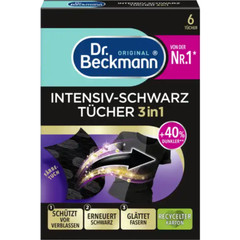 Dr. Beckmann In-Wash sheets RENEW BLACK CLOTHES- 6ct. 3in1 -FREE SHIPPING