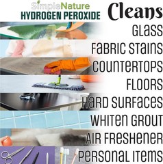 Natural Oxygenating Cleaner – 2 Gallons of Food Grade Hydrogen Peroxide Solution