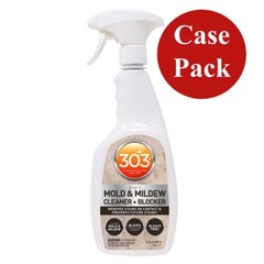NEW Case of 6, 32 oz. 303 Mold Mildew Cleaner Blocker with Trigger Sprayer , Lot