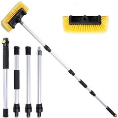70″ RV Wash Brush with Long Handle & Soft Bristle Head for Cars, Boats, Solar