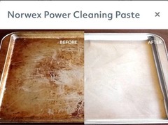 Power Cleaning Paste Small 2.5 OZ and EnviroCloth® Norwex Gray “Free Shipping “