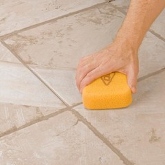 Large Grouting Sponge QEP 7.5×5.5 Inch Yellow 6 Pack Cleaning