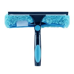 Hicavar 11″ Window Squeegee and Microfiber Scrubber 2-in-1 Combo Cleaning Too…