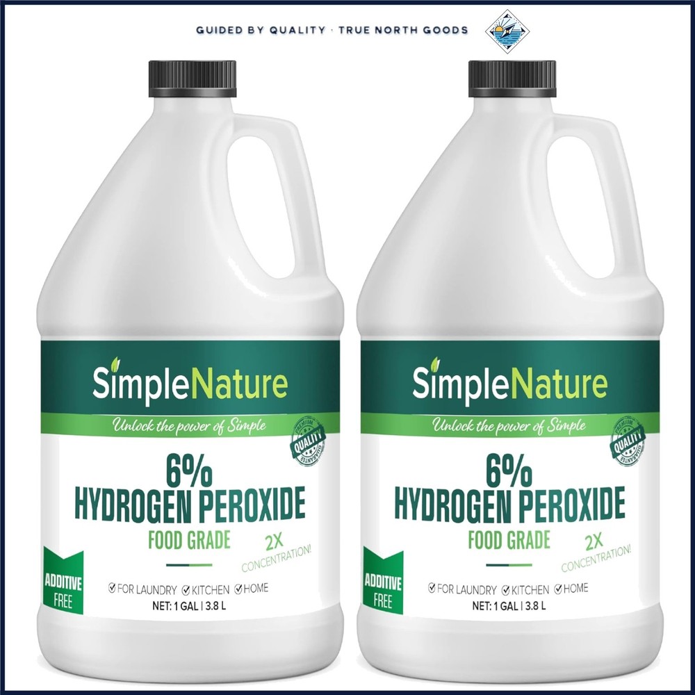 Natural Oxygenating Cleaner – 2 Gallons of Food Grade Hydrogen Peroxide Solution