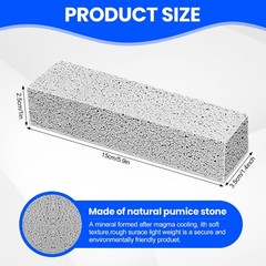 6 Pack Pumice Stone Toilet Bowl Cleaner Scouring Stick For Toilet Cleaning Power
