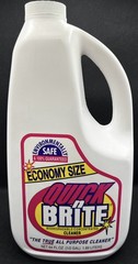 Quick ’n Brite All-Purpose Liquid Cleaner 64 oz Makes Up to 256 Bottles NOS