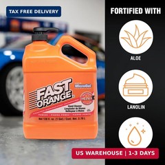 Fast Orange Pumice Hand Cleaner 1 Gallon Heavy Duty Citrus Waterless Cleaner