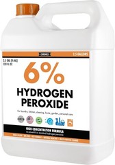 6% Hydrogen Peroxide, Food Grade, Home, Kitchen, Bath Cleaner – 2.5 Gallons