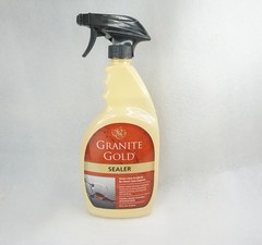Granite Gold Sealer 24 fl oz Spray Bottle for Stone Countertops Marble Granite