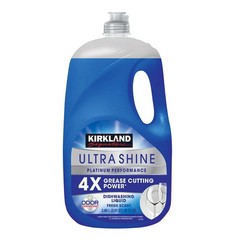 Kirkland Signature Ultra Shine Liquid Dish Soap, Fresh 90 Fluid Ounce New Free S